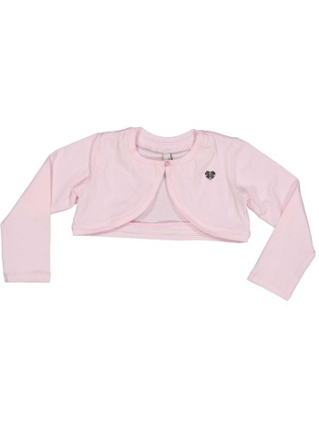 ζακέτα μπολερό μακό κορίτσι birba-999.44900.00.50b-pink σε προσφορά