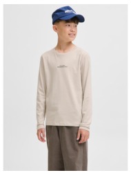 μπλούζα μακό αγόρι jack & jones-12288454-silver lining