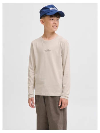 μπλούζα μακό αγόρι jack & jones-12288454-silver lining σε προσφορά