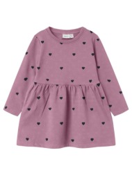 φόρεμα φούτερ κορίτσι name it-13243945-mauve orchid