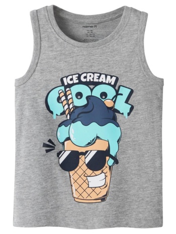 μπλούζα μακό αγόρι name it-13228228-grey melange σε προσφορά