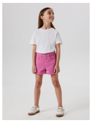 σορτς υφασμάτινο κορίτσι name it-13252819-strawberry moon