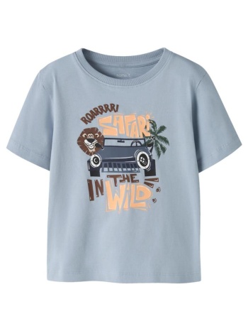 μπλούζα μακό αγόρι name it-13256237-blue fog σε προσφορά