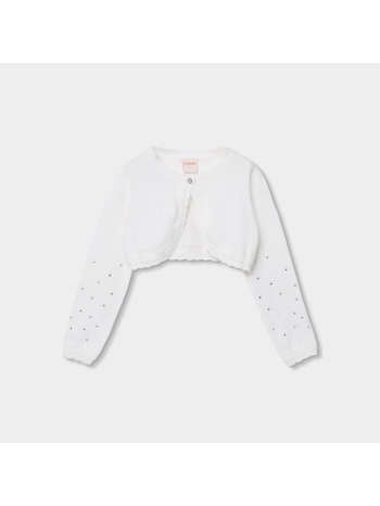 ζακέτα πλεκτή κορίτσι boboli-743037-1100-white