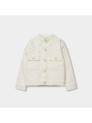 μπουφάν τζιν κορίτσι boboli-763095-1111-ecru