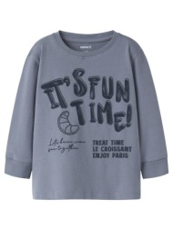 μπλούζα μακό αγόρι name it-13249333-flint stone