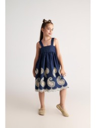 φόρεμα υφασμάτινο κορίτσι two in a castle-t7163-denim
