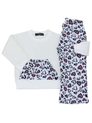 σετ φόρμα φούτερ κορίτσι prod-6530263-white