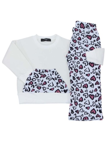 σετ φόρμα φούτερ κορίτσι prod-6530263-white σε προσφορά