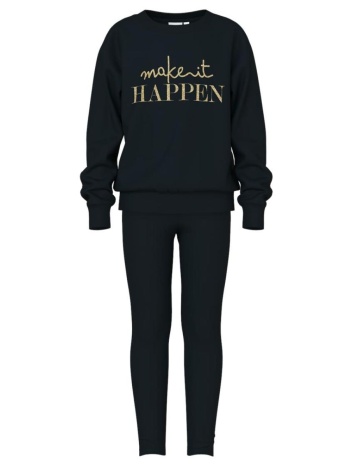 σετ κολάν φούτερ κορίτσι name it-13243522-black σε προσφορά