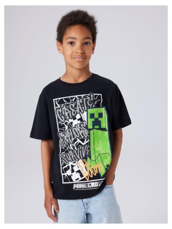 μπλούζα μακό αγόρι minecraft name it-13254203-black σε προσφορά