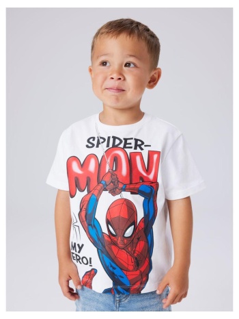 μπλούζα μακό αγόρι spiderman name it-13254158-bright white σε προσφορά