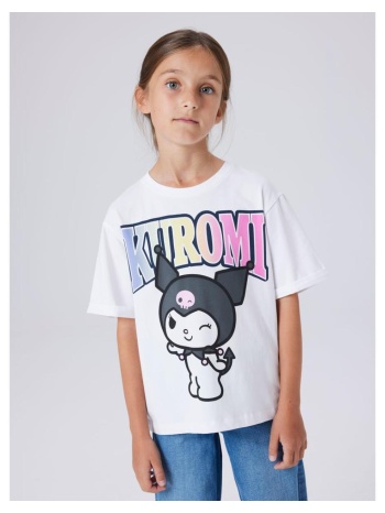 μπλούζα μακό kuromi κορίτσι name it-13254173-bright white σε προσφορά