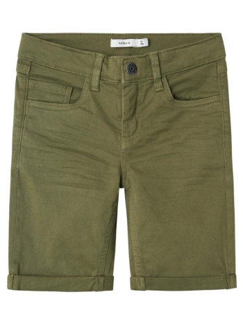βερμούδα υφασμάτινη αγόρι name it-13213214-deep lichen green σε προσφορά