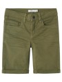βερμούδα υφασμάτινη αγόρι name it-13213214-deep lichen green