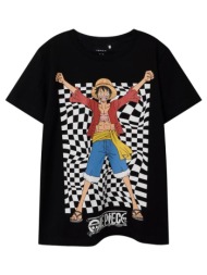 μπλούζα μακό αγόρι one piece name it-13245091-black