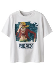 μπλούζα μακό αγόρι one piece name it-13245091-bright white