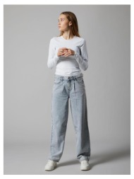 τζιν παντελόνι balloon fit κορίτσι lmtd light blue denim