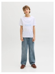 τζιν παντελόνι αγόρι jack & jones junior baggy blue denim