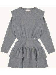 φόρεμα ελαστικό κορίτσι please-ab69032g-grey