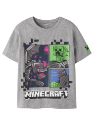 μπλούζα μακό minecraft αγόρι name it γκρι