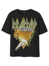 μπλούζα μακό def leppard κορίτσι name it μαύρη