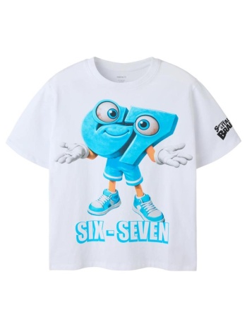 μπλούζα μακό αγόρι name it six seven λευκό σε προσφορά