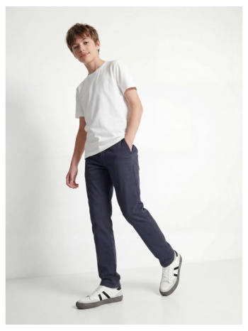 παντελόνι υφασμάτινο chino αγόρι jack & jones navy