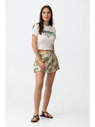 σορτς skort υφασμάτινο κορίτσι tiffosi-10065925-831-beige
