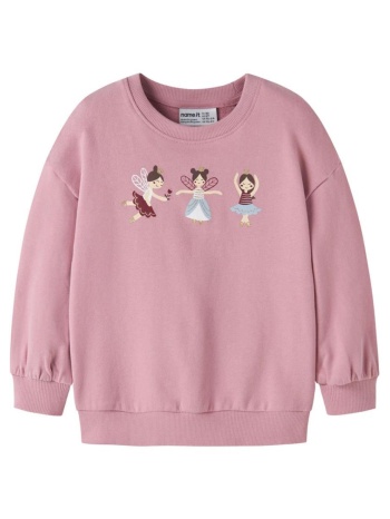μπλούζα φούτερ για κορίτσια name it-13246331-lilas fairies σε προσφορά