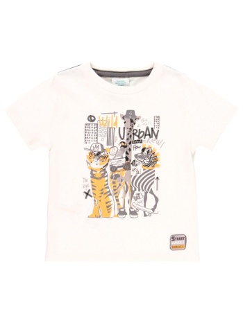 μπλούζα μακό αγόρι boboli-314053-1111-white σε προσφορά