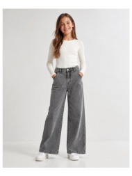 τζιν παντελόνι wide leg για κορίτσια ido-4.h729-7992-grey