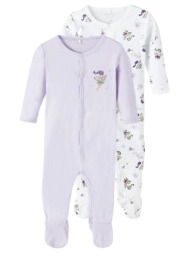 σετ 2 τεμ. φορμάκια μπεμπέ κορίτσι name it-13206275- orchid petal-organic cotton