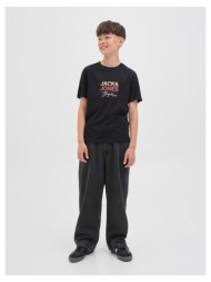 τζιν παντελόνι αγόρι jack & jones junior baggy μαύρο
