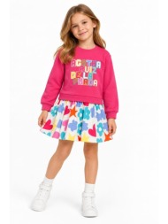 φόρεμα φούτερ για κορίτσια agatha ruiz de la prada-8236w26-fucsia