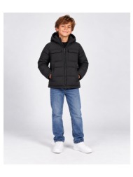 μπουφάν puffer αγόρι jack & jones-12299309-black
