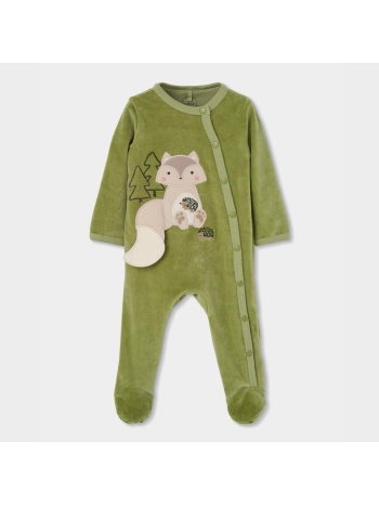 φορμάκι βελουτέ βρεφικό unisex boboli-224075-4604-green