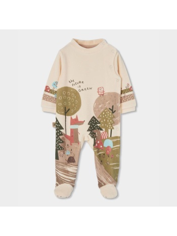 φορμάκι βελουτέ βρεφικό unisex boboli-224053-7442-ecru