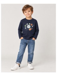 μπλούζα μακό αγόρι name it-13234712-navy blazer football