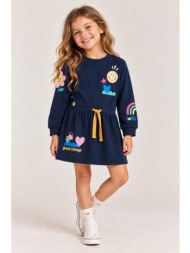 φόρεμα μακό κορίτσι boboli-304096-2440-blue