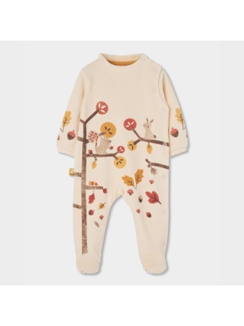 φορμάκι βρεφικό unisex boboli-254056-7442-ecru
