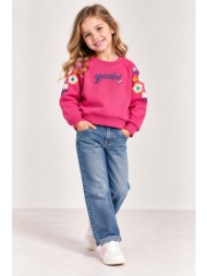 μπλούζα φούτερ κορίτσι boboli-314064-3967-fuchsia