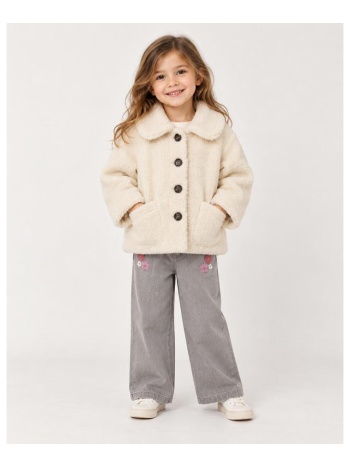 παλτό teddy για κορίτσι boboli-344180-1111-ecru