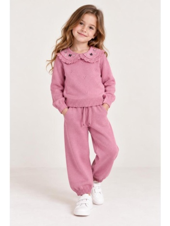 πλεκτή μπλούζα για κορίτσι boboli-344157-3970-pink