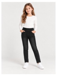 φούτερ denim παντελόνι για κορίτσι boboli-490766-black
