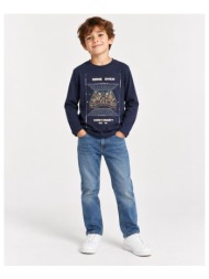 μπλούζα μακό για αγόρι name it-13259688-navy blazer continue