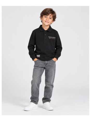 μπλούζα πόλο για αγόρι boboli-854018-890-black