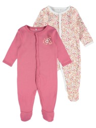 φορμάκια σετ 2 τεμ. κορίτσι name it-13198635-rose wine-organic cotton