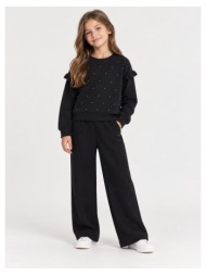 μπλούζα φούτερ για κορίτσι boboli-774097-890-black