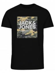 μπλούζα μακό αγόρι jack & jones-12201605-black